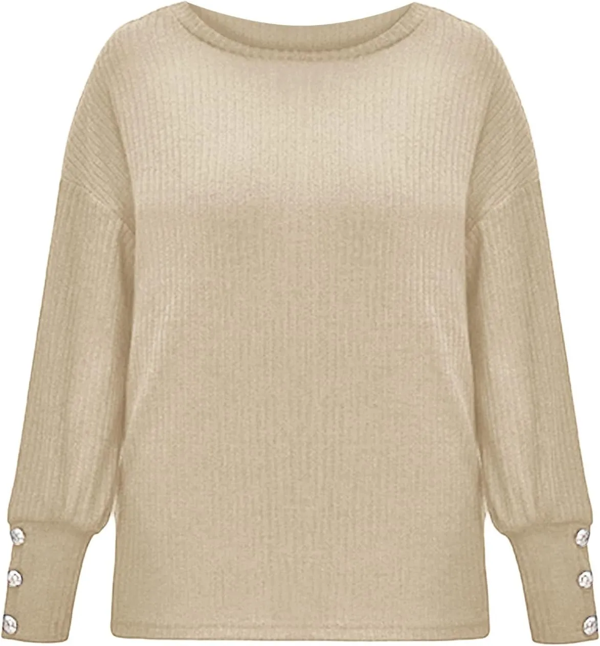 Quarter Zip Fleece Men Fashion Women Solid Sweater Tops Bow Collar Solid Buttons Long Sleeve Knitted Casual Fall