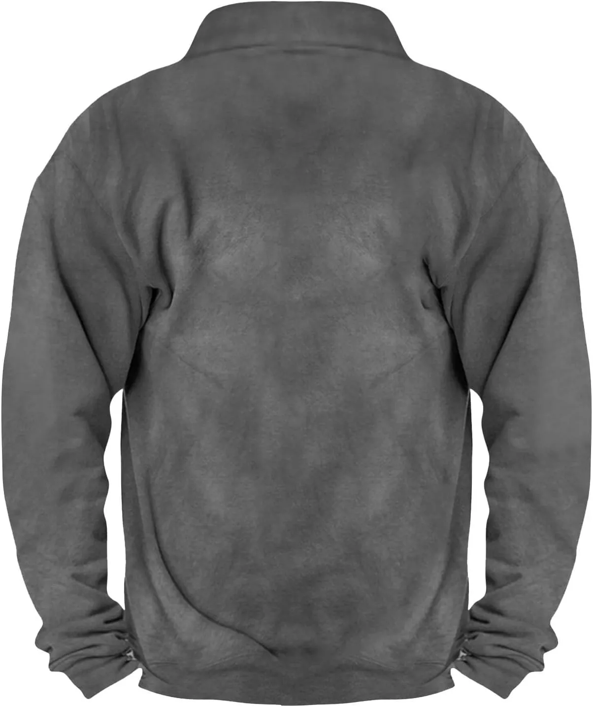 Quarter Zip Pullover Men Sherpa Fleece Western Sweaters Sweatshirts Long Sleeve Vintage Work Henley Pullovers