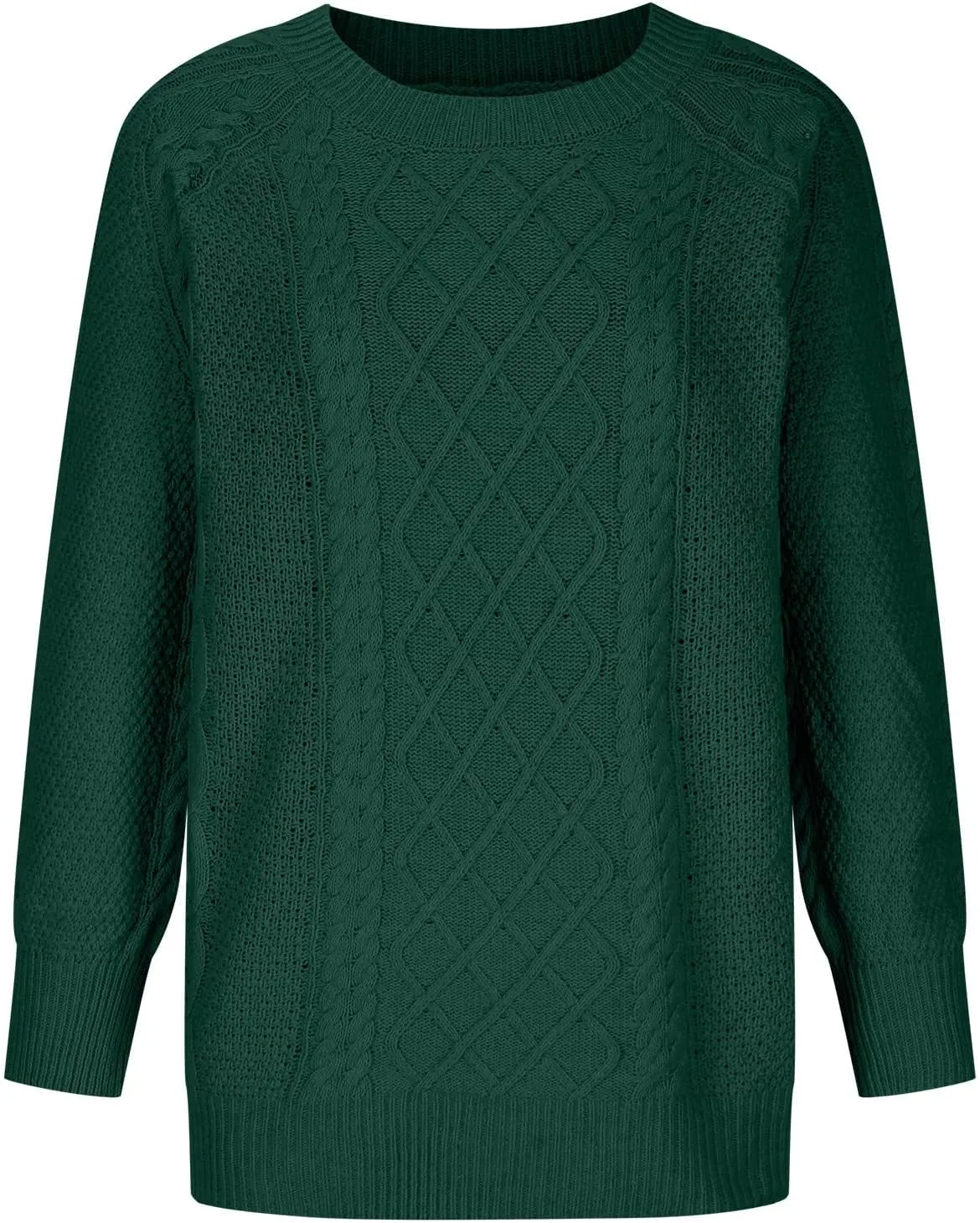 Short Sweater Dresses for Women 2023 Fall Oversized Chunky Pullover Sweaters Crewneck Cable Knit Chunky Sweaters