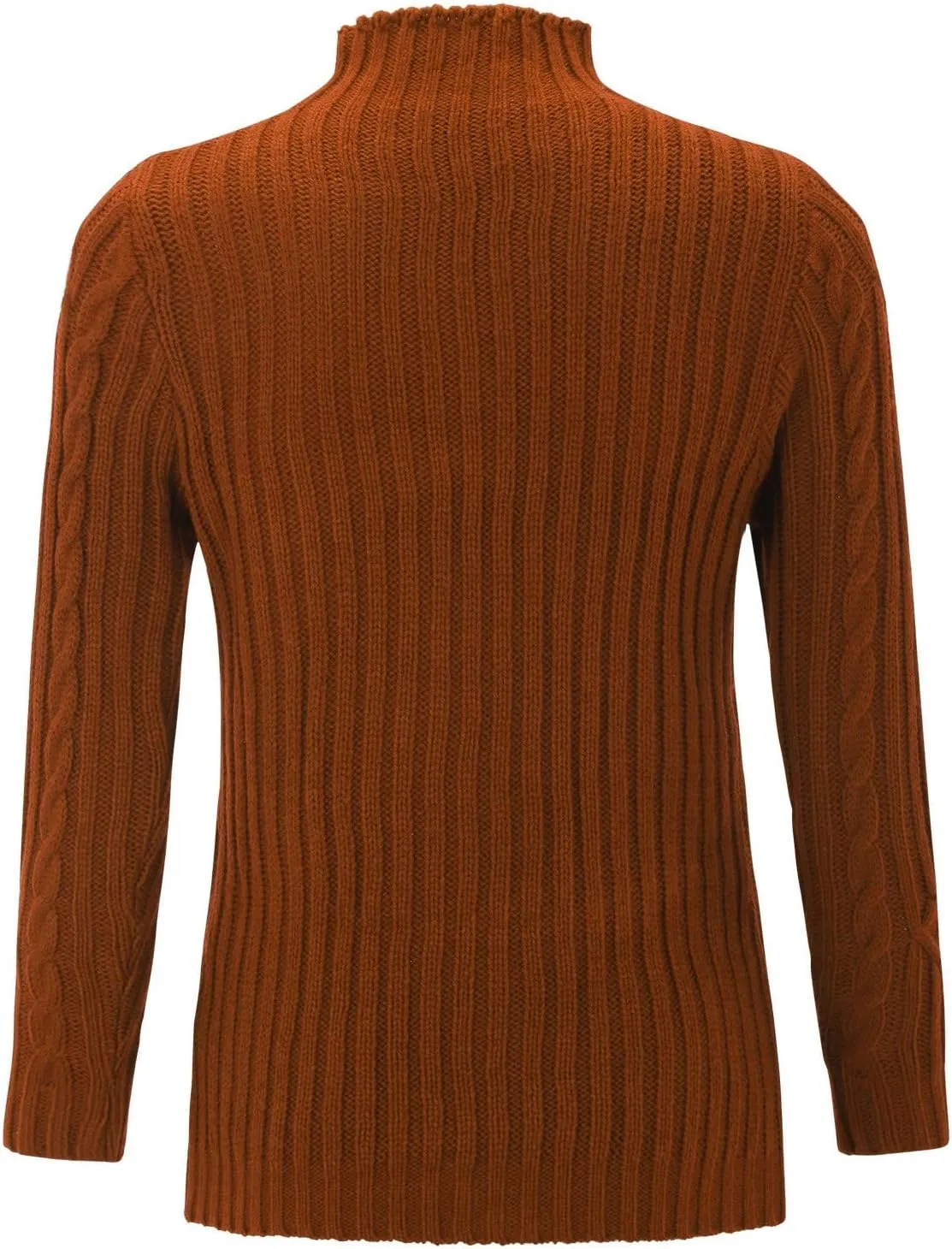 Slouchy Sweaters for Women Regular Turtleneck Long Sleeved Knitted Sweater Soft Oversized Sweaters for Women