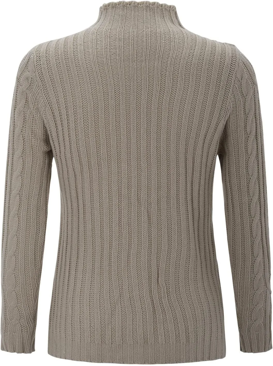 Slouchy Sweaters for Women Regular Turtleneck Long Sleeved Knitted Sweater Soft Oversized Sweaters for Women