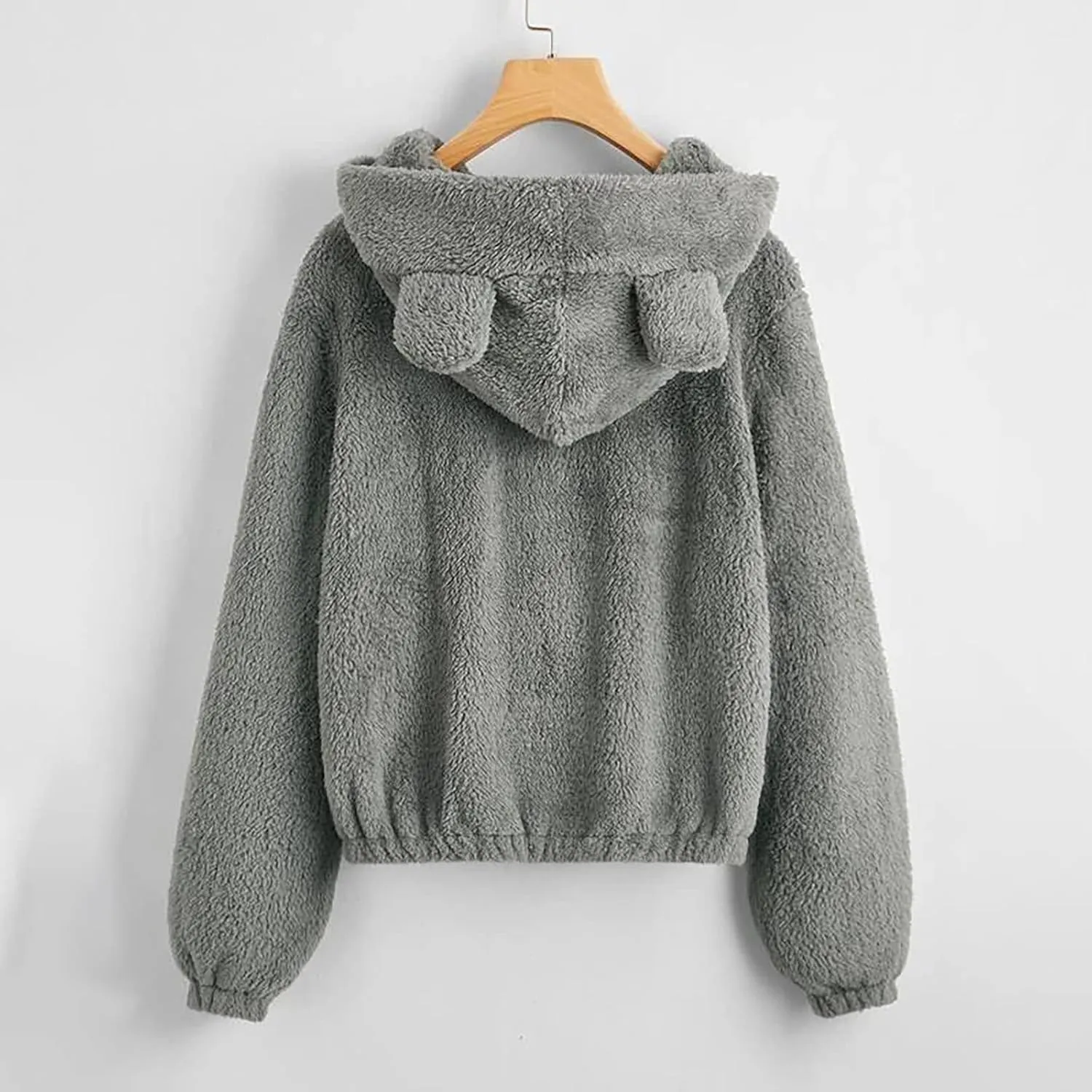 Solid Color Cat Ear Hoodies for Women with Hood Cute Animal Sweatshirt Hoodie Casual Cat Hoodie Sweatshirt Womens