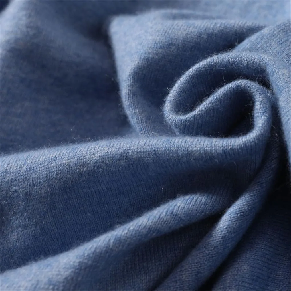 Suvoiier Men V Neck Sweaters for Men Cashmere Knitting Pullover Winter Winter Soft Male Sweaters