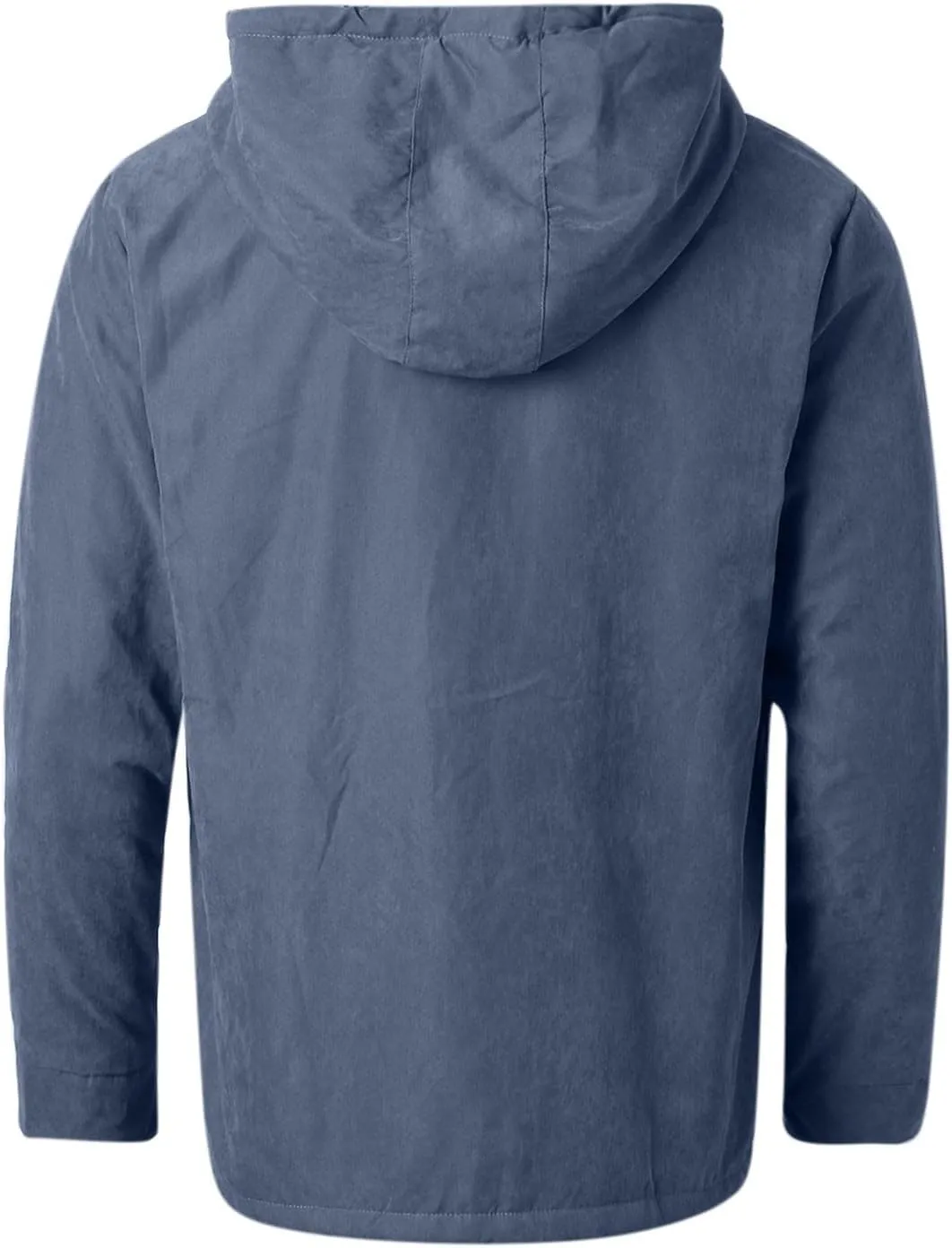 SUWBMHWE Mens Winter Jacket Sherpa Warm Coats Fleece Zipper Hoodie Big and Tall Heavyweight Fall Outfits with Pockets