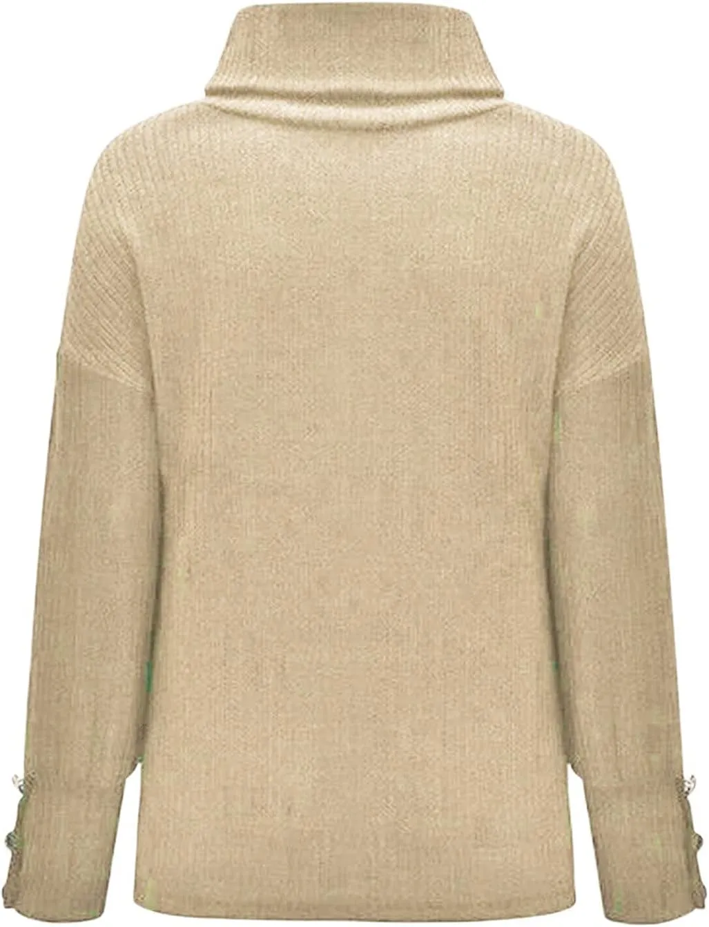 Sweaters for Women Trendy 2023 Fall Fashion Knitted Tops Plus Size Long Sleeve High Neck Pullover Sweaters