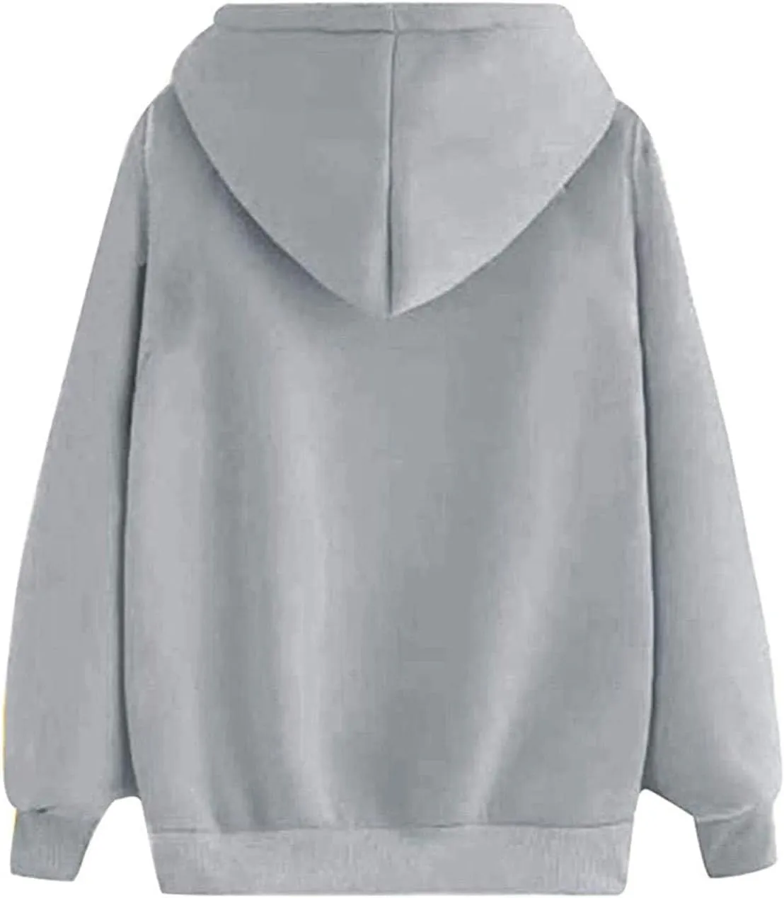 Sweatshirt for Women Funny Print Graphic Solid Drawstring Hoodies Loose Fit Soft Long Sleeve Outfit Tops with Pocket