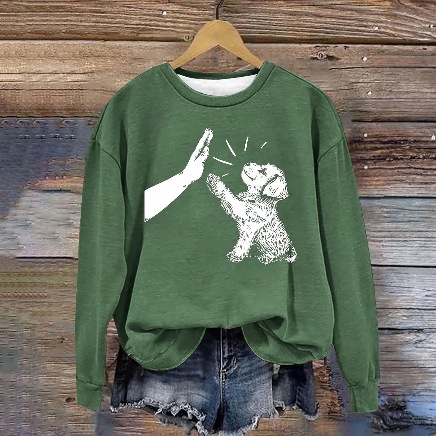 Sweatshirts for Teen Girls 2024 Fashion Crewneck Long Sleeve Sweater Pullover Casual Fleece Soft Cute Graphic Tops