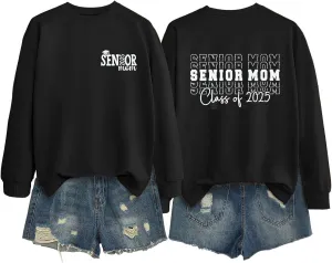 Sweatshirts for Women Back to School Fashion Letter Printed Crewneck Long Sleeve Pullover Tunics Causal Loose Hoodies