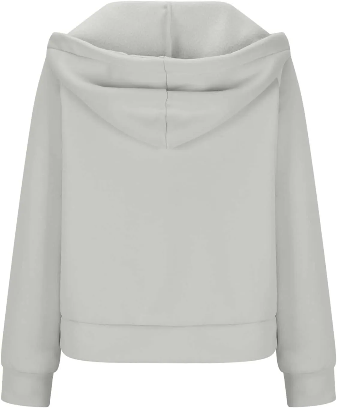 Sweatshirts for Women Half Zip Fleece Cropped Hooded Pullover Casual Loose Fashion Sweatshirts with Thumb Holes