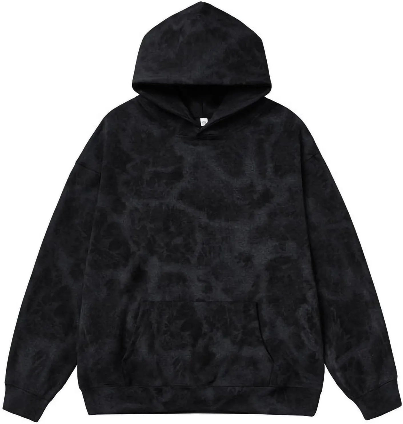 Tie Dye Sweatshirt for Men 2024 Fall Winter Fashion Long Sleeve Hoodies with Pocket Soft Comfy Loose Oversized Tops