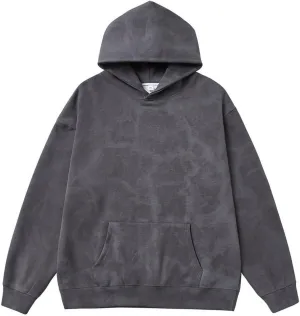 Tie Dye Sweatshirt for Men 2024 Fall Winter Fashion Long Sleeve Hoodies with Pocket Soft Comfy Loose Oversized Tops