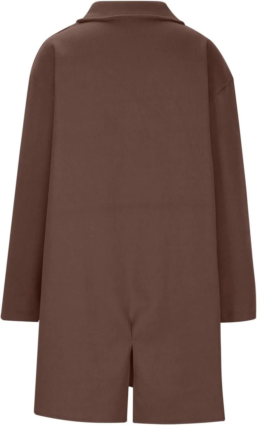 Trench Coat for Women 2024 Fall Winter Wool Coats Double Breasted Midi Peacoat Trench Coats Casual Coats for Trendy