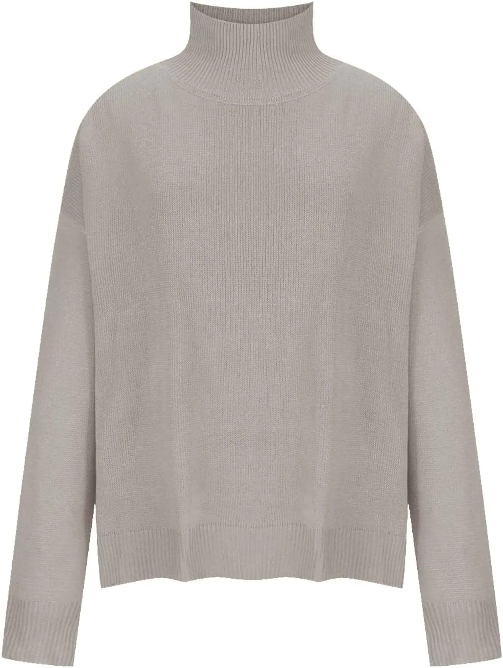 Turtleneck Sweaters for Women Soft Warm Ribbed Sweaters 2023 Fall Winter Oversized Long Sleeve Pullover Sweaters