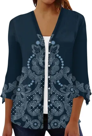 Vintage Sweaters for Women Trendy Womens Fall Fashion 2023 Sweaters Open Front Cardigan for Women Stylish Long Cardigan