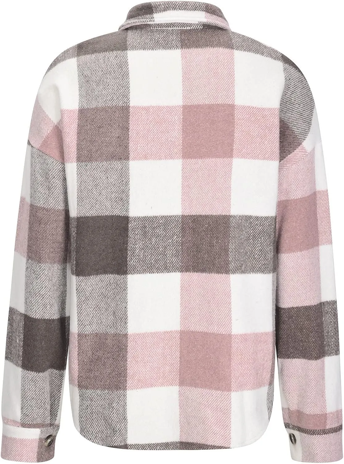Winter Coats for Women Long Sleeve Plaid Shirts Flannel Lapel Button Down Casual Jacket Loose Outfit Coats