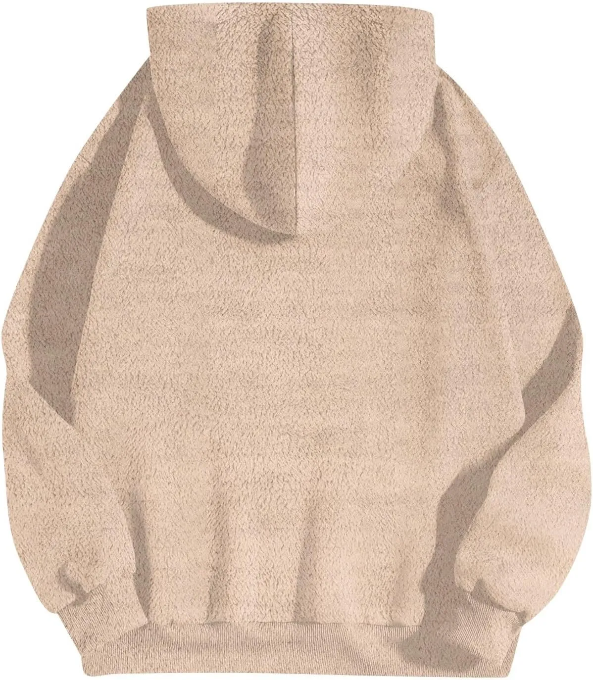 Women Winter Hoodies Zip Up Fleece Warm Sweatshirts Jacket Drawstring Long Sleeve Fleece Lined Hoodie Sweatshirt
