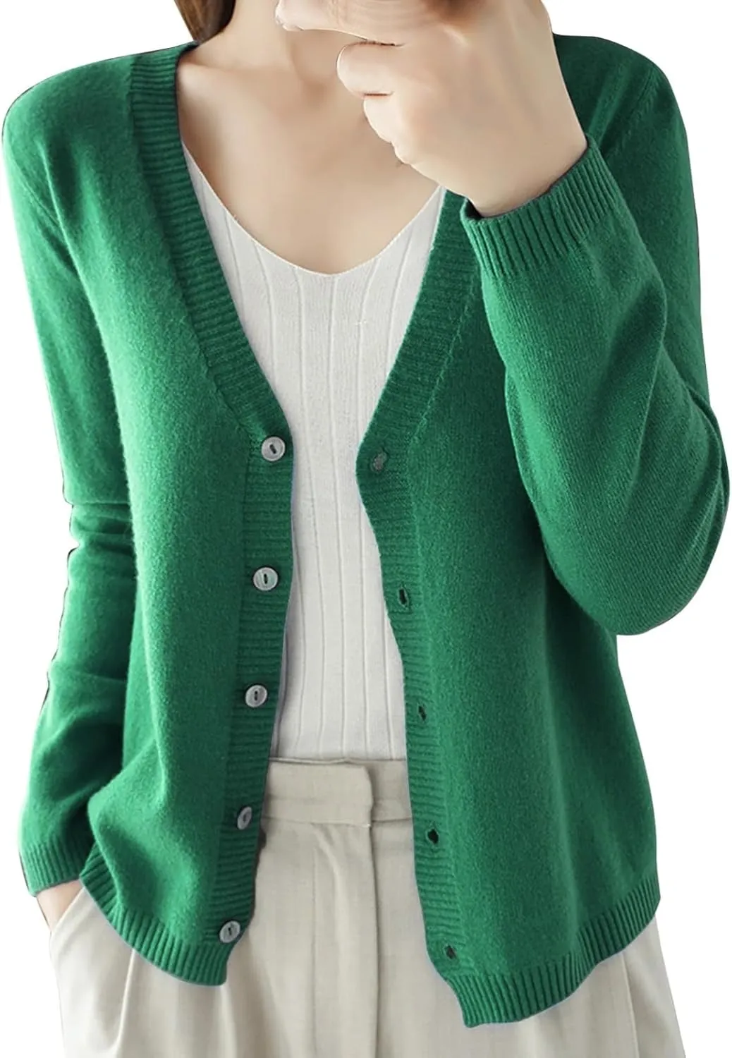 Women's 2024 Fall Cable Knit Sweater Down Long Sleeve Oversized Knit Cardigans Open Front Casual Loose Cover Ups