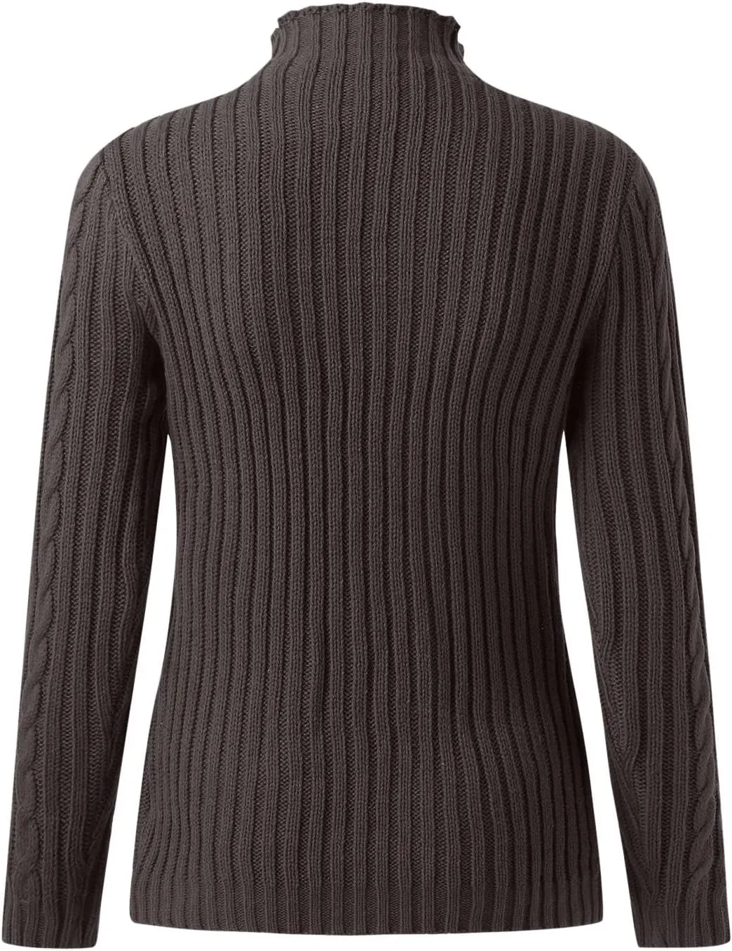Womens 2024 Fall Long Sleeve Turtleneck Knit Lightweight Slim Fit Casual Oversized Pullover Sweater Jumpers Tops