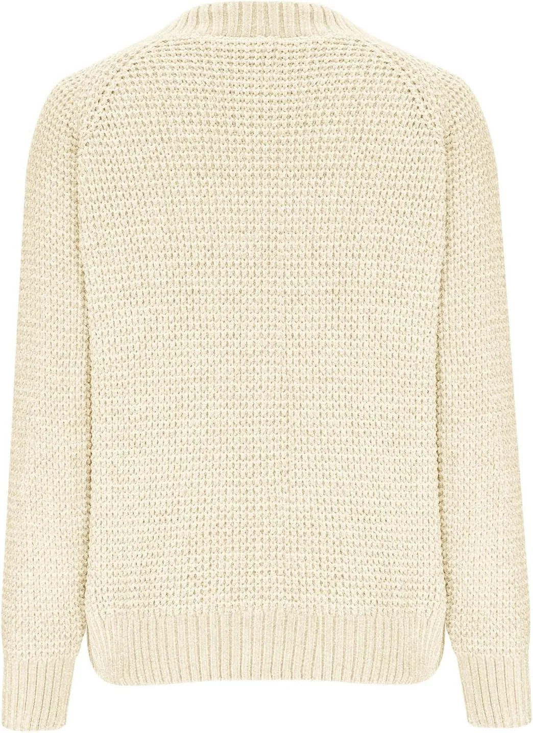 Women's Cable Knit Zipper Sweater Open Front Cardigans Outwear Coat Crewneck Long Sleeve Knitted Jacket Coats