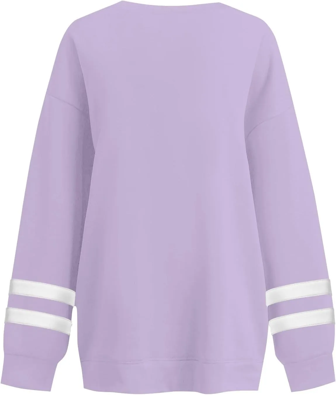 Womens Crewneck Sweatshirt Winter Fleece Plus Size Hoodie Color Block Loose Cute Sweatshirts No Hood Y2k Sweater