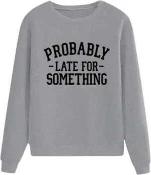 Women's Fashion Sweatshirt Letter Print Long-sleeved Hooded Sweatshirt Casual Soft And Temperament Blouse Pullover
