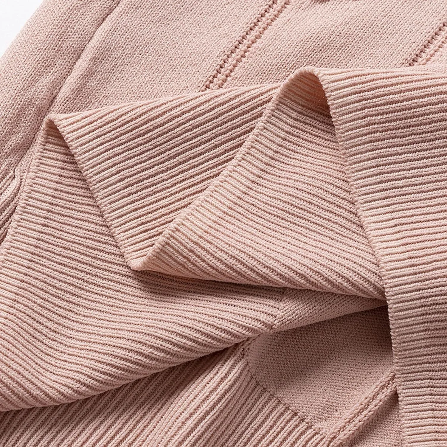 Women's Long Sleeve Button Down Knit Cardigan Sweaters V-Neck Open Front Outerwear Fall Casual Loose Cardigans