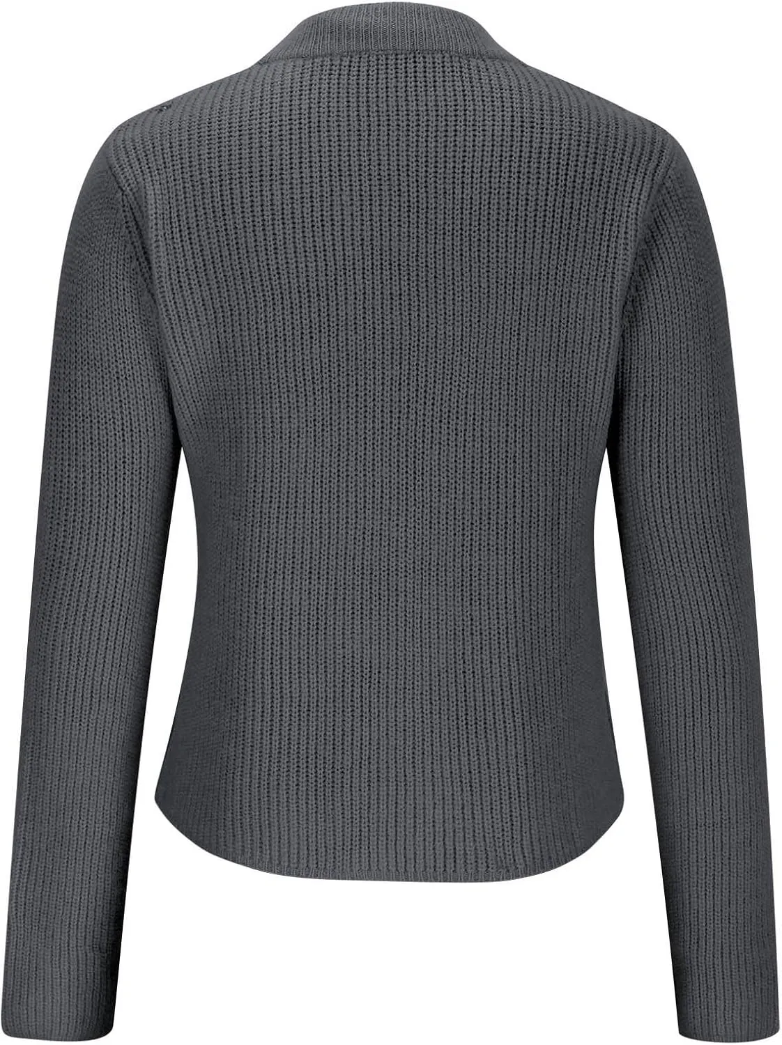 Womens Long Sleeve Cropped Cardigan Sweaters Lightweight Tie Front Chunky Knit Outwear Coat Fall Winter Outfits