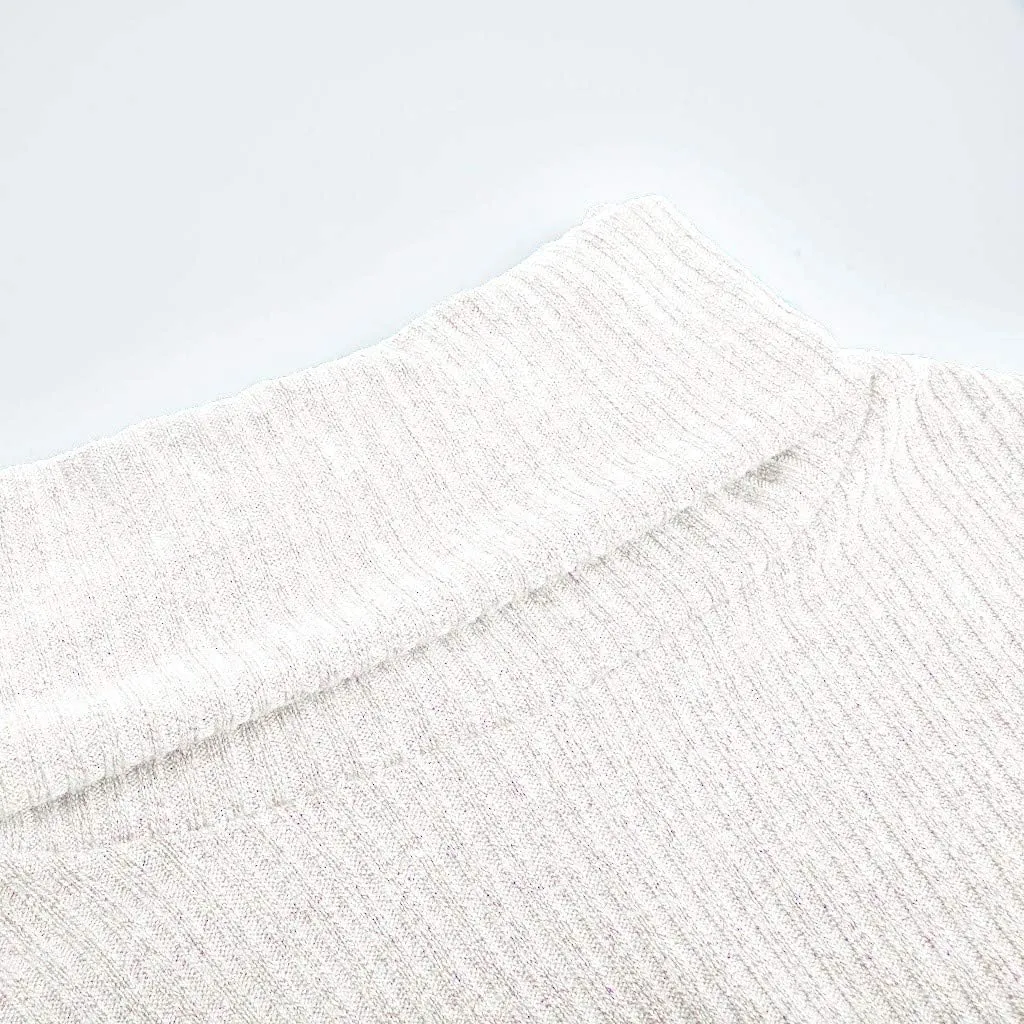 Women's Long Sleeve Turtleneck Cozy Knit Sweater Casual Loose Pullover Jumper Tops