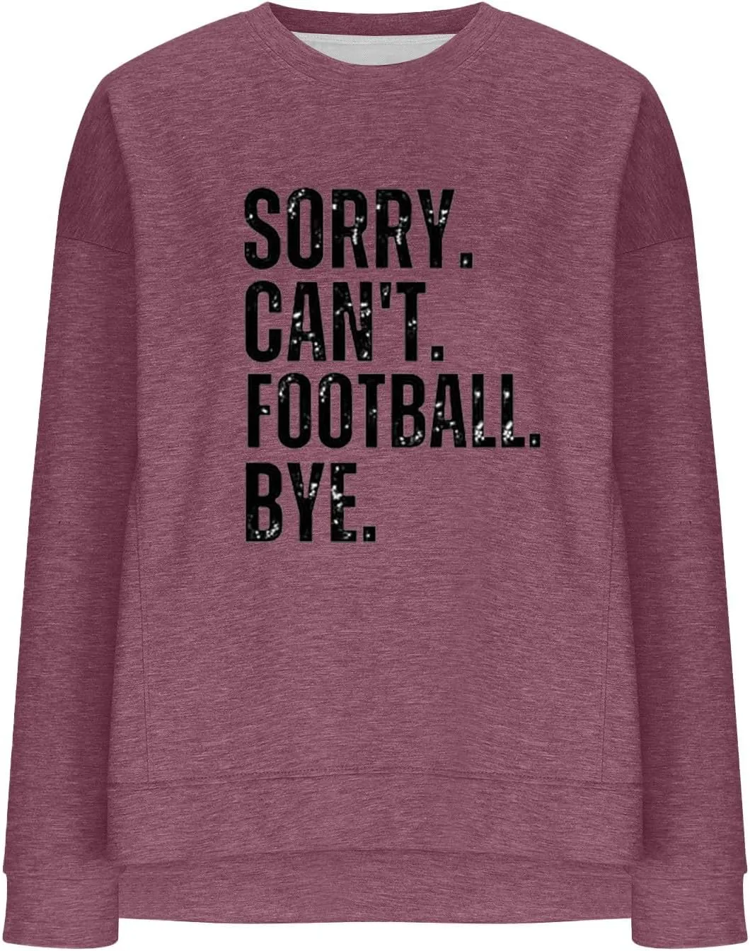Womens Loose Sweatshirts Crewneck Letter Print Long Sleeve Hoodies Fall Workout High Low Hem Slit Tops for Teen Girls