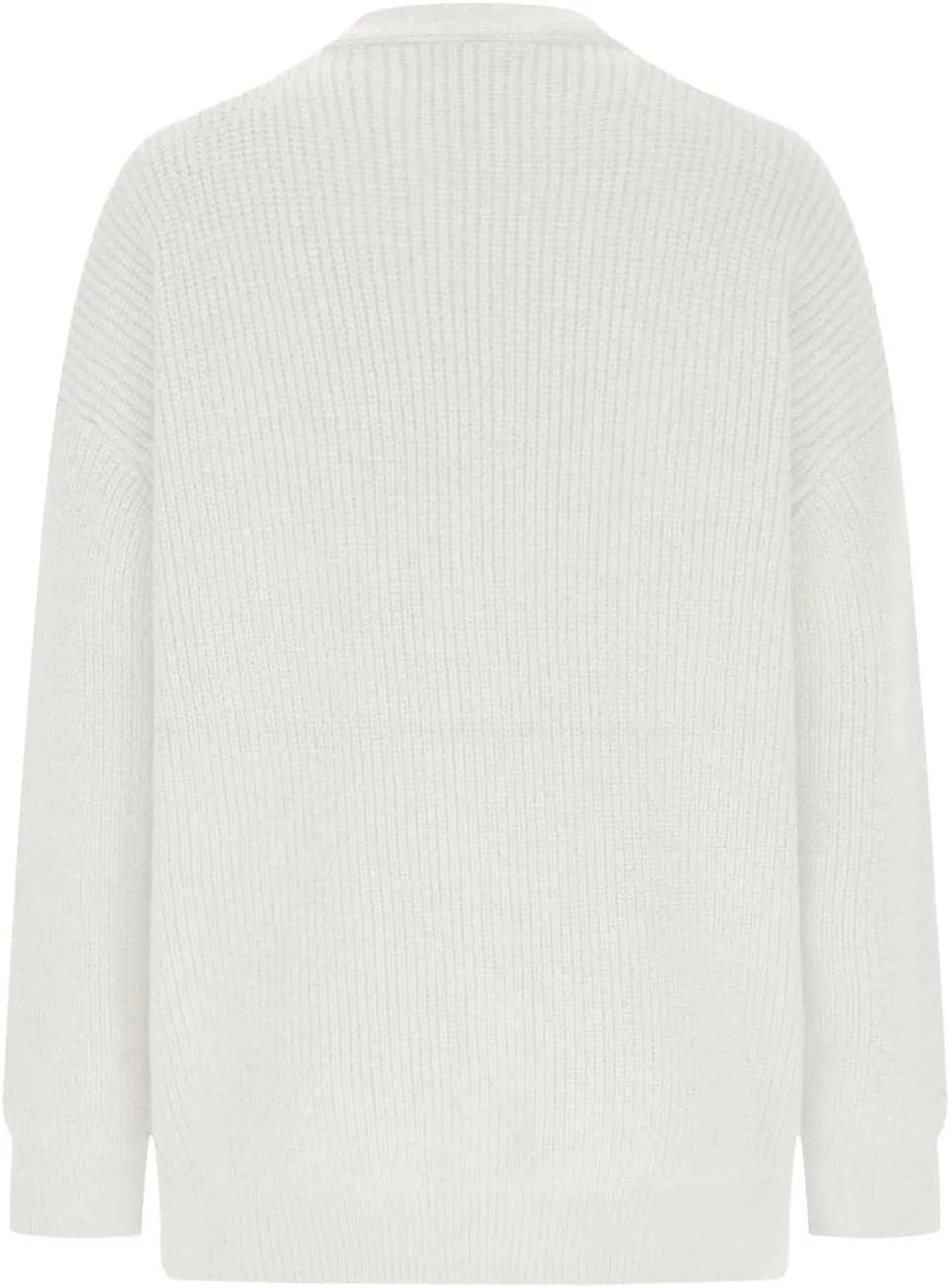 Women's Oversized Cable Knit Sweaters Long Sleeve Button up Chunky Cardigan Casual Fashion Outwear