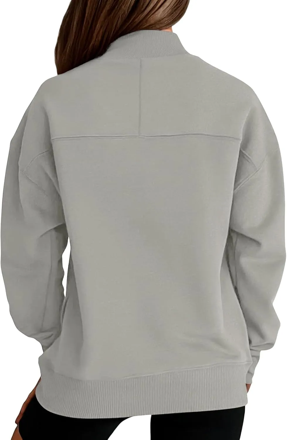 Womens Oversized Sweatshirt Turtleneck Long Sleeve Sweater Casual Loose Fit Pullover Fall Winter Clothes with Pocket