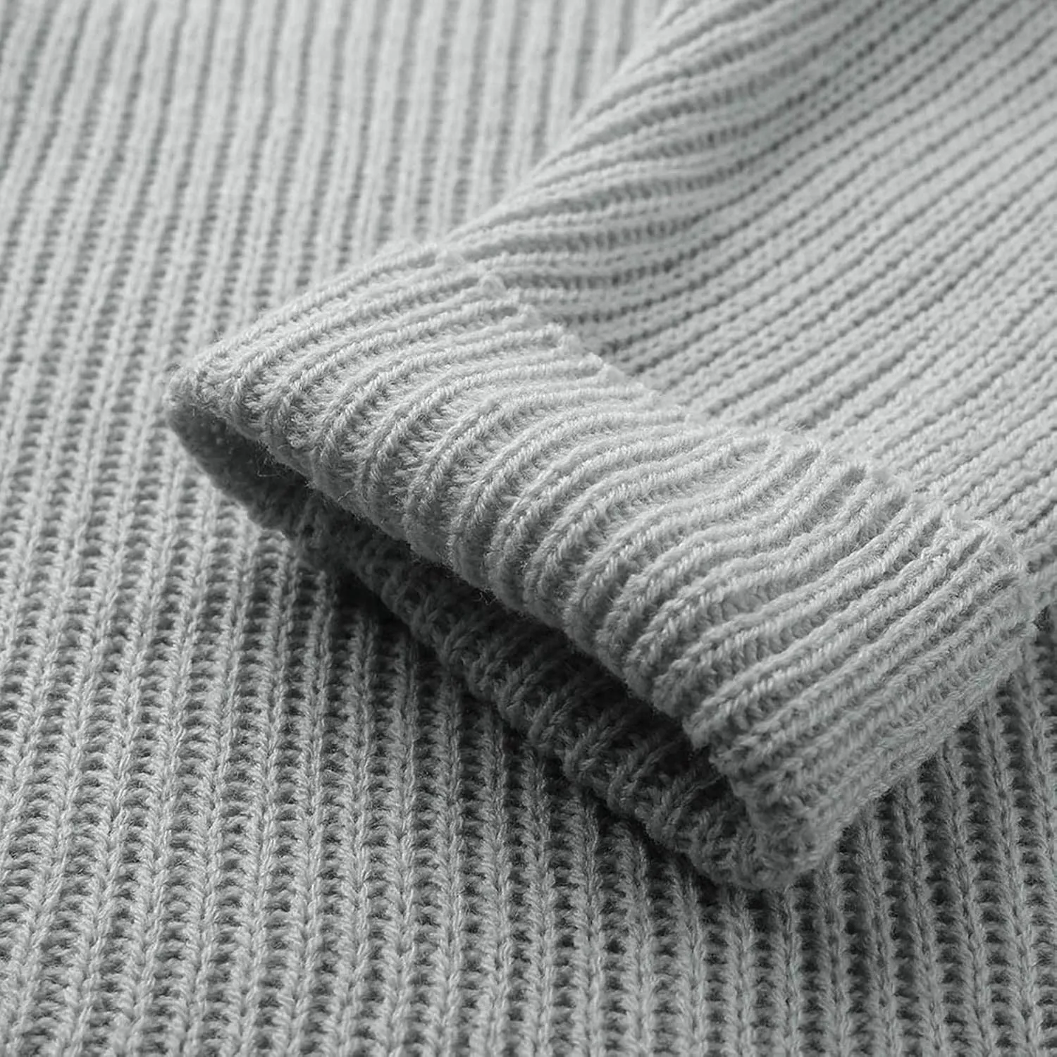 Women's Oversized Turtleneck Sweaters Soft Cozy Chunky Knit Pullover Sweater Slouchy Batwing Sleeve Jumper Tops