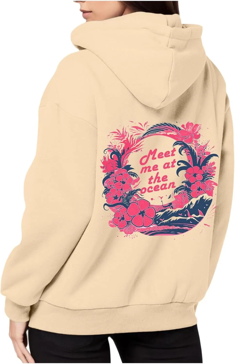 Womens Pullover Sweaters Womens Sweatshirt Oversized Sweatshirts Crewneck Long Sleeve Pullover Hoodies Size