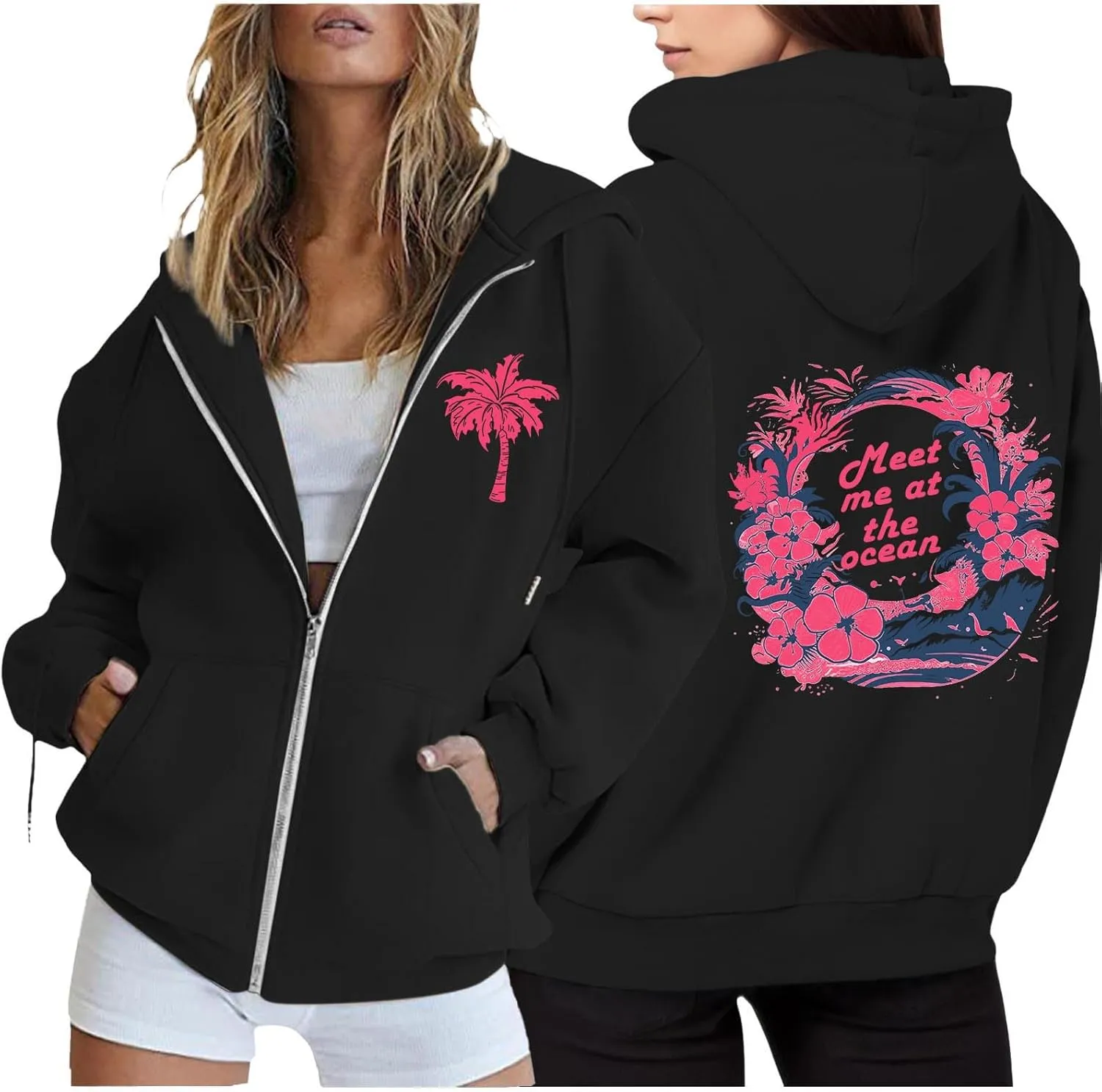 Womens Pullover Sweaters Womens Sweatshirt Oversized Sweatshirts Crewneck Long Sleeve Pullover Hoodies Size