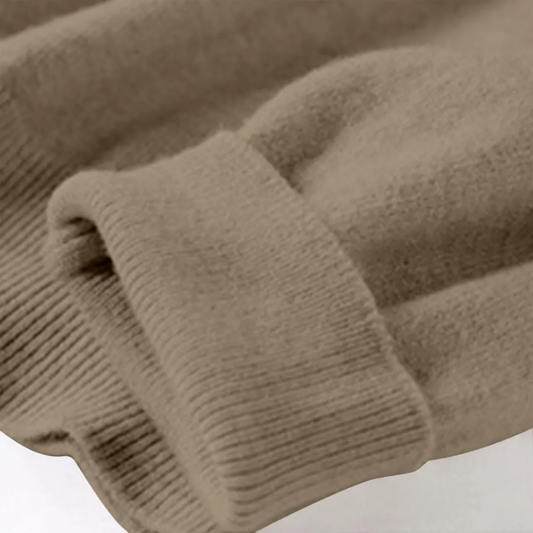 Womens Sweaters Knit Fuzzy Long Sleeve Solid Color Casual Pullover Tops Soft Warm Loose Trendy Winter Sweaters