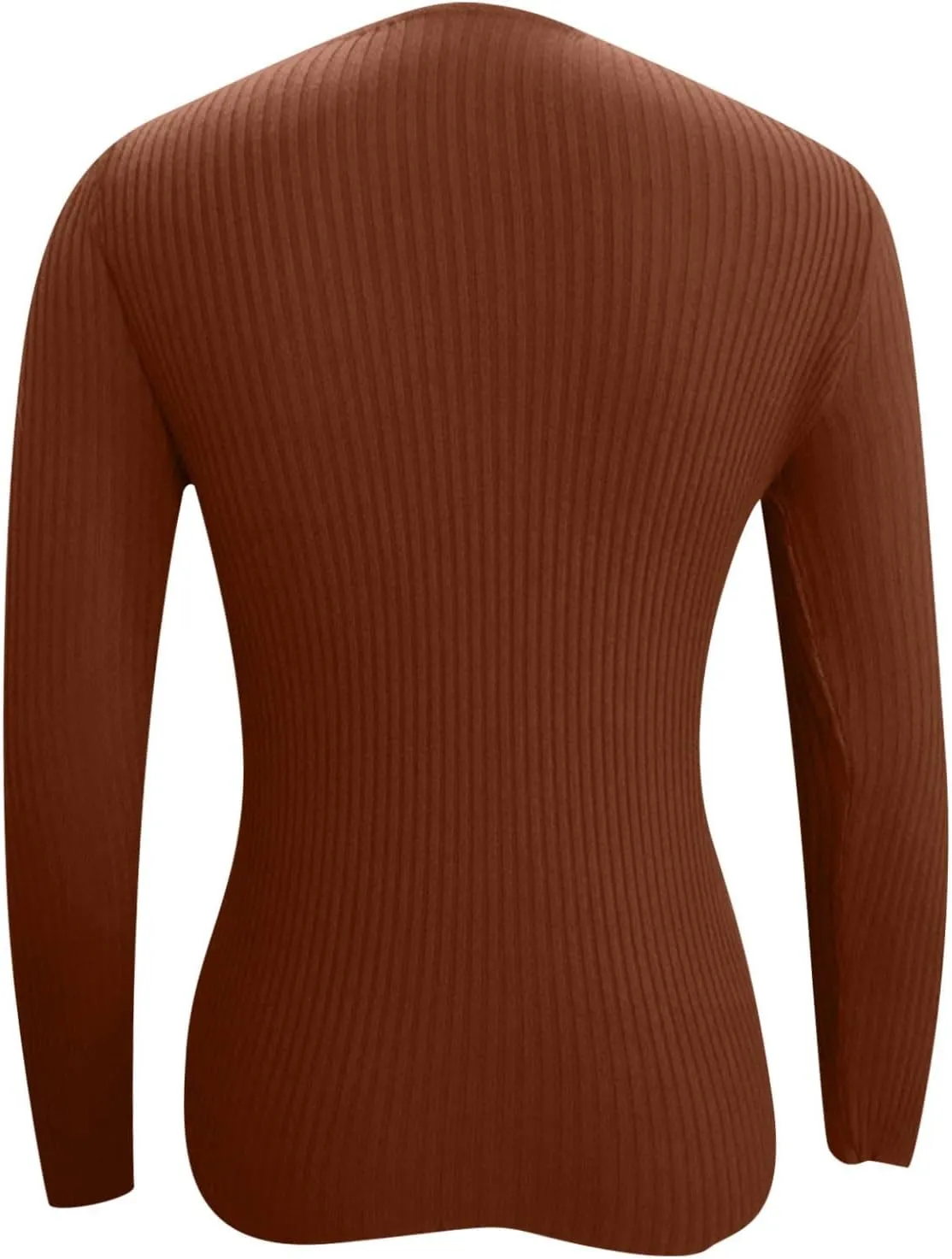Womens Tops Solid Color Sweaters Slim Long Sleeve Shirts Lightweight Soft Sweatshirts Fall Pullover Outfits