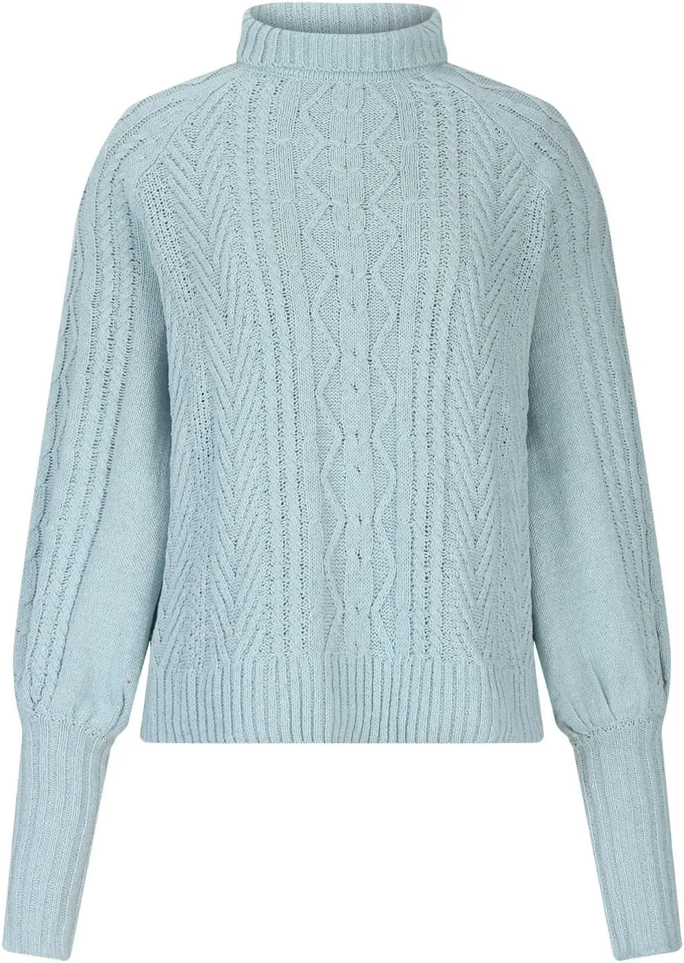 Womens Turtleneck Sweaters Casual Oversized Winter Chunky Sweaters Cozy Cable Knit Sweater Pullover Jumper Soft Tops