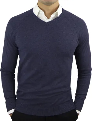 Yiqinyuan Green Mens V Neck Sweater Slim Fit Solid Color Lightweight Knitted Pullover Sweaters Mens Breathable Soft Sweaters