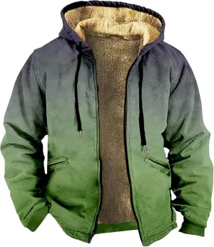 Ymosrh Men's Full Zip Hoodies Lightweight Up Hoodie Pullover Sweatshirts Casual Jacket Coat Hoodies Up, M-7XL