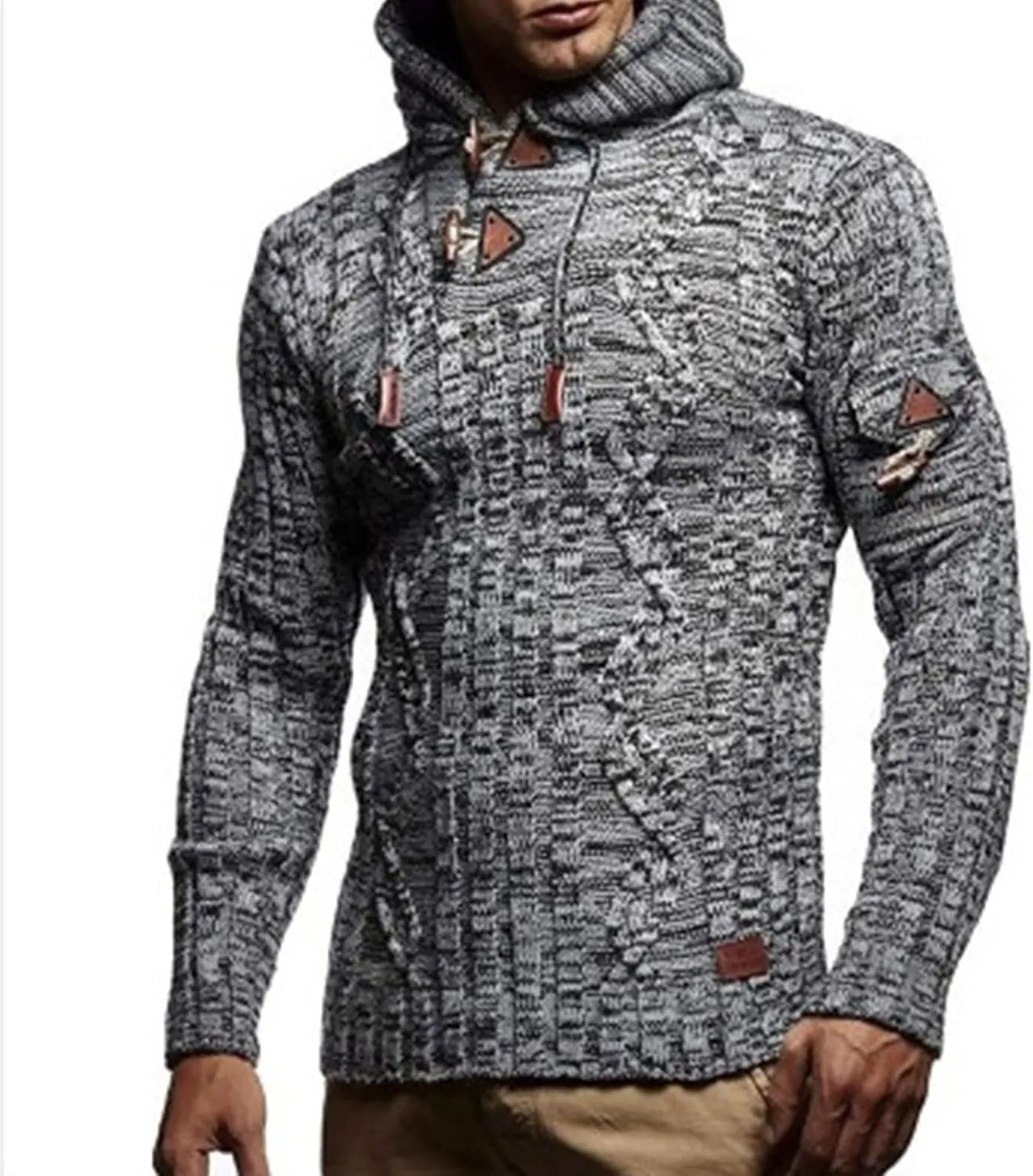 Ymosrh Men's Hoodies Pullover Sweatshirts Long Sleeve Casual Pullover Hoodie Sweatshirt, L-3XL