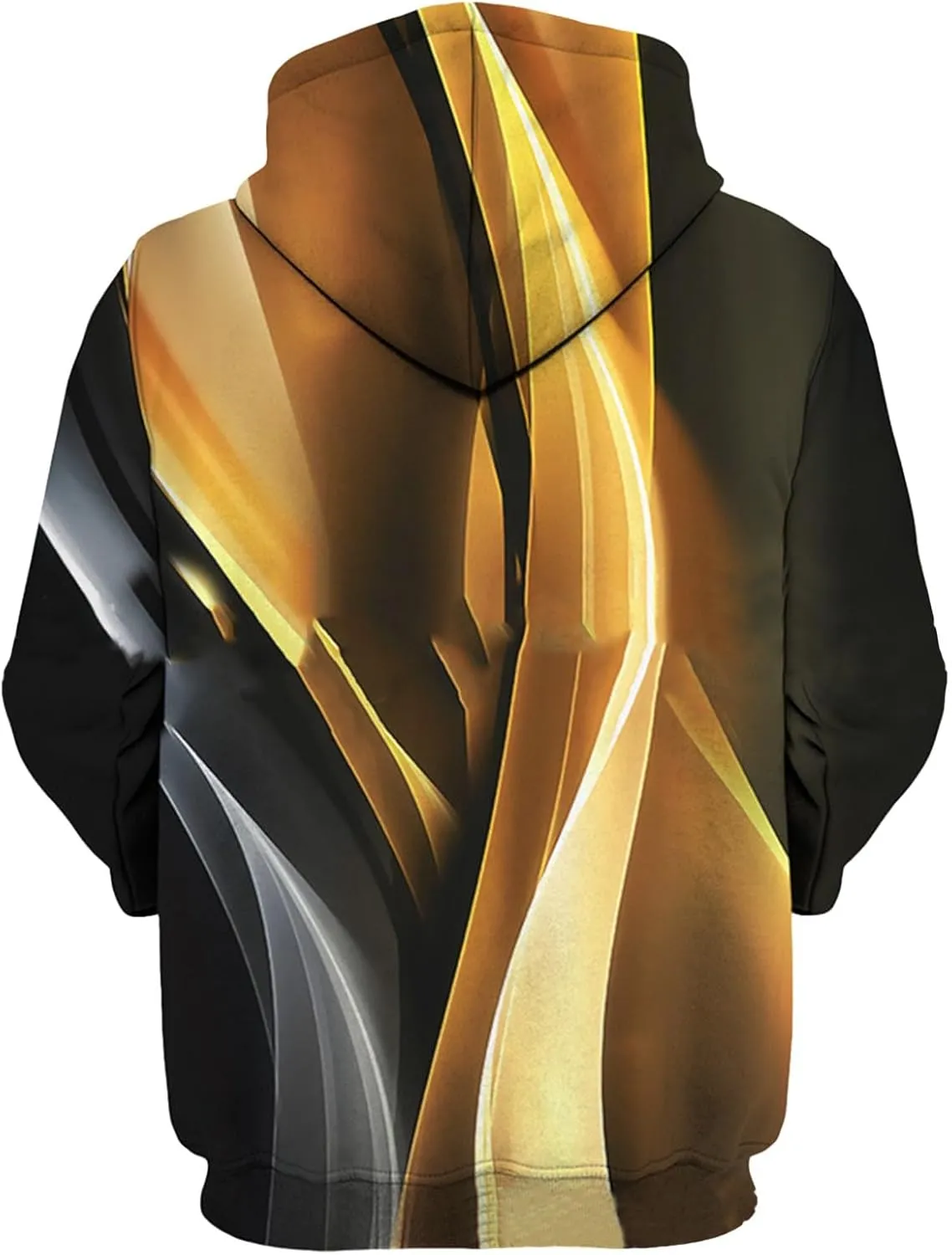 Ymosrh Men's Sweatshirts Novelty Graphic Hooded Sweatshirt Casual Long Sleeve Drawstring Pullover Hoodies, M-6XL