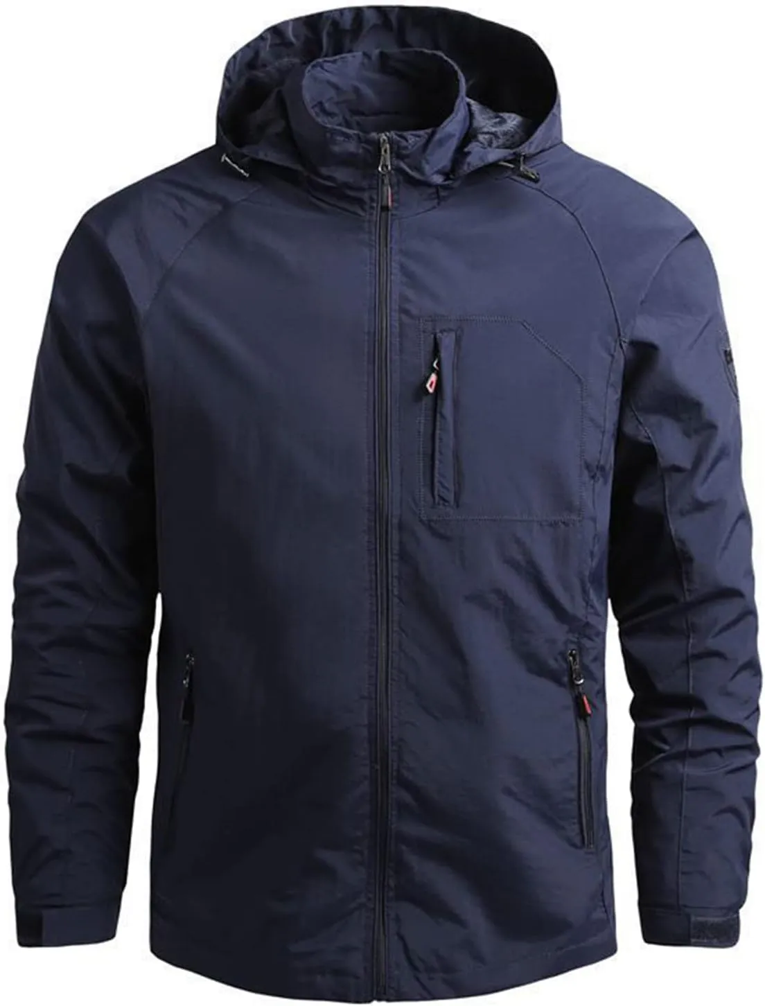 Ymosrh Mens Winter Jackets Long Sleeve Hooded Sweatshirt Tops Blouse Mountaineering Jacket Coats and Jackets Fashion
