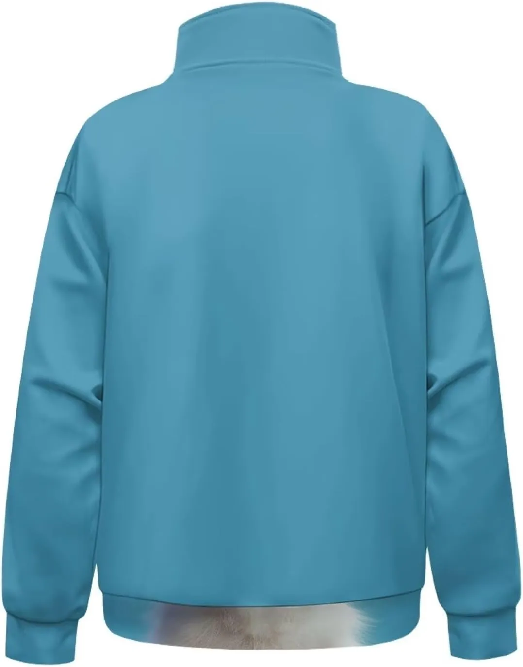 Ystardream Oversized Quarter Zip Sweatshirt Women Half Zip Hoodies Loose Fit