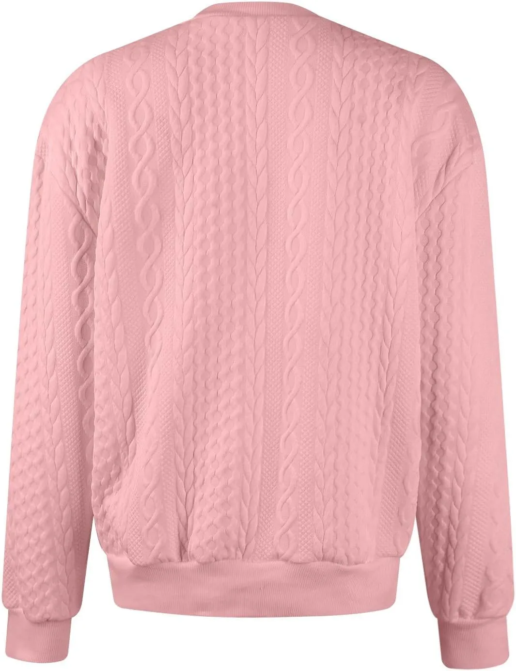 Zip Up Jackets for Women Lightweight Cable Knit Bomber Jacket Long Sleeve Jacquard Coatigan Casual Loose Outwear Coats